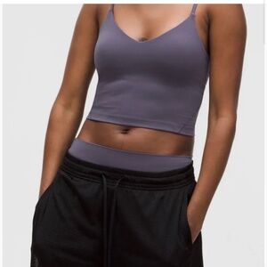 Lululemon Align Cropped Cami tank top - purple size 6